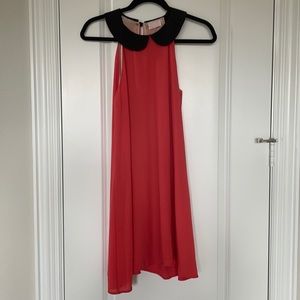 Peach coloured dress